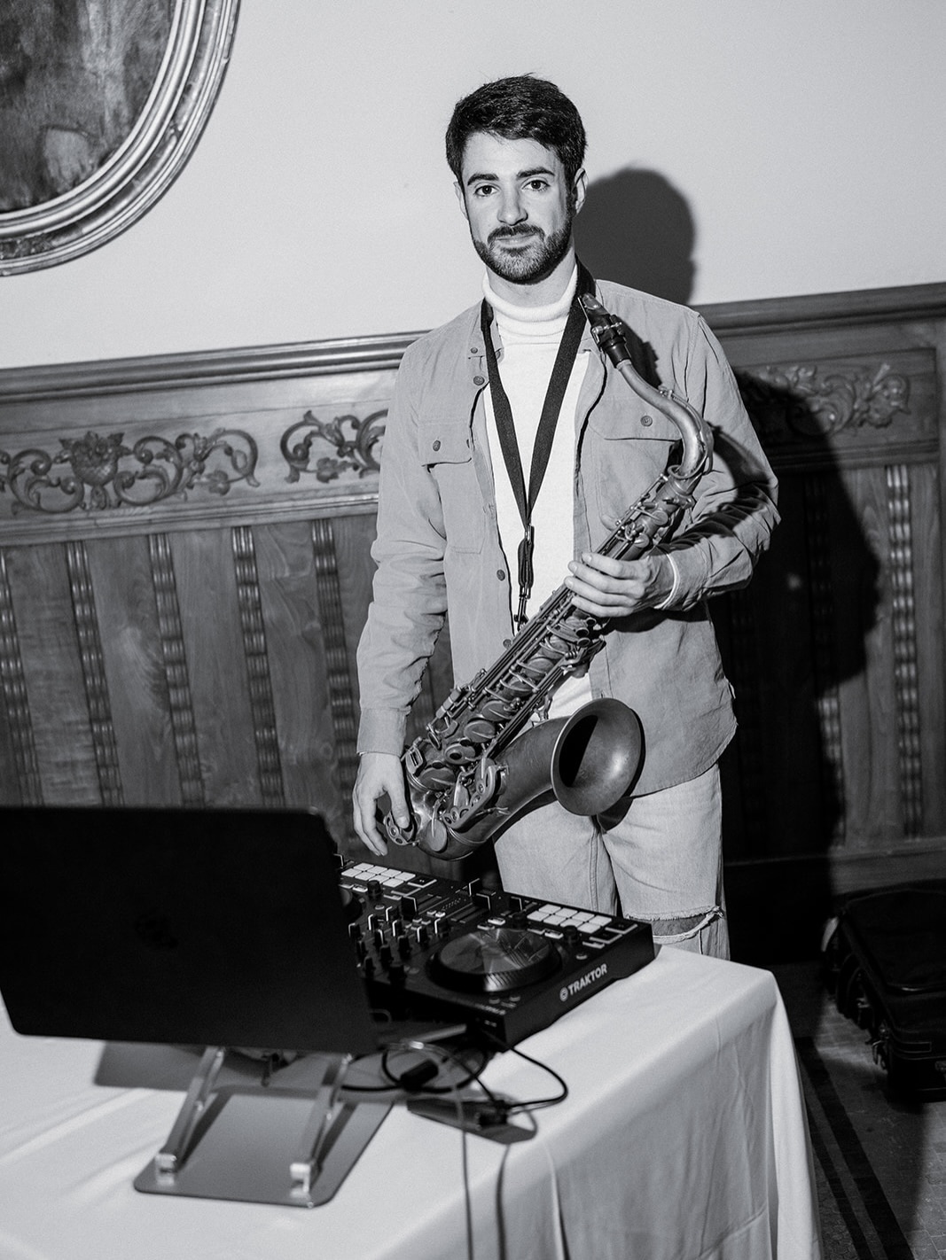Borja saxofonista - foto profesional
